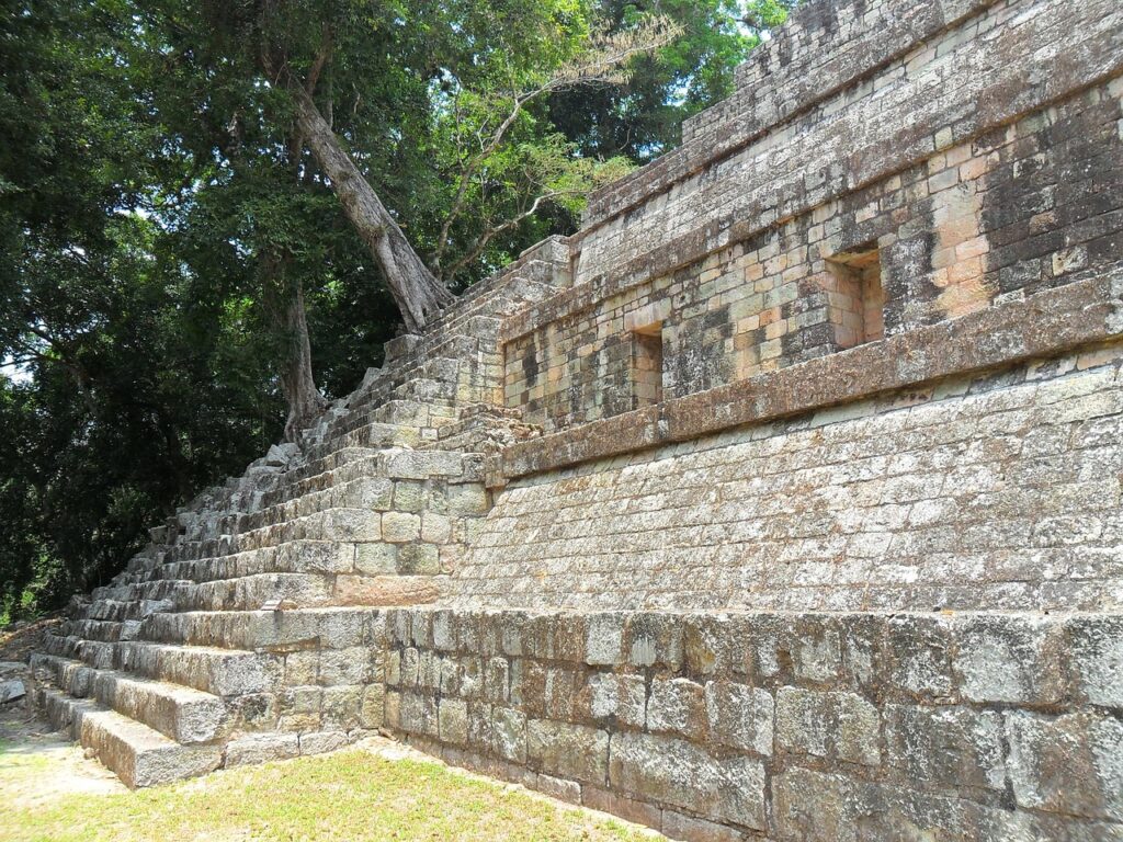 Copan pyramid, Honduras