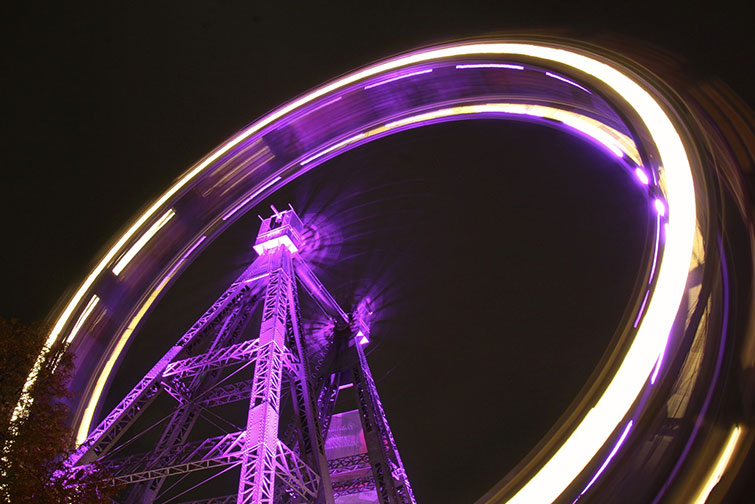 Prater amusement park in Vienna