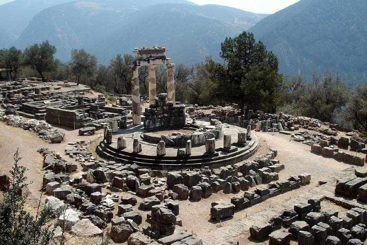 Delphi archeological site