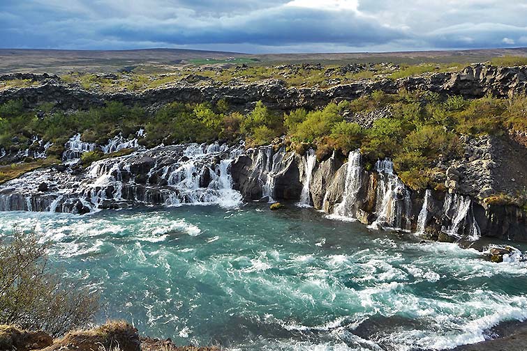Iceland Waterfalls - Hraunfossar