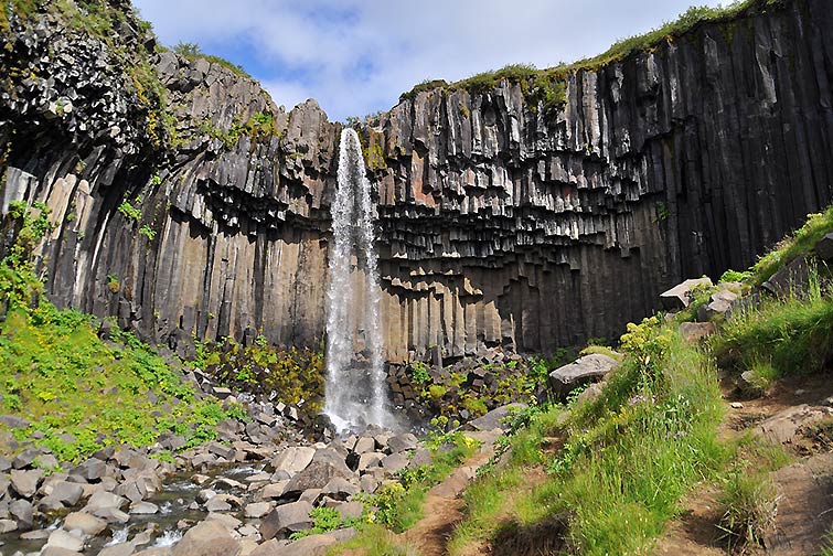 Iceland Waterfalls - Svartifoss