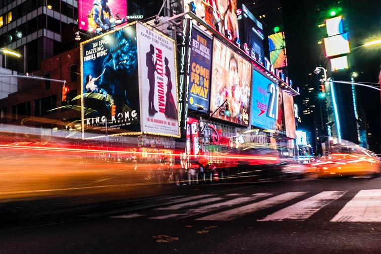 Times Square in the New York City