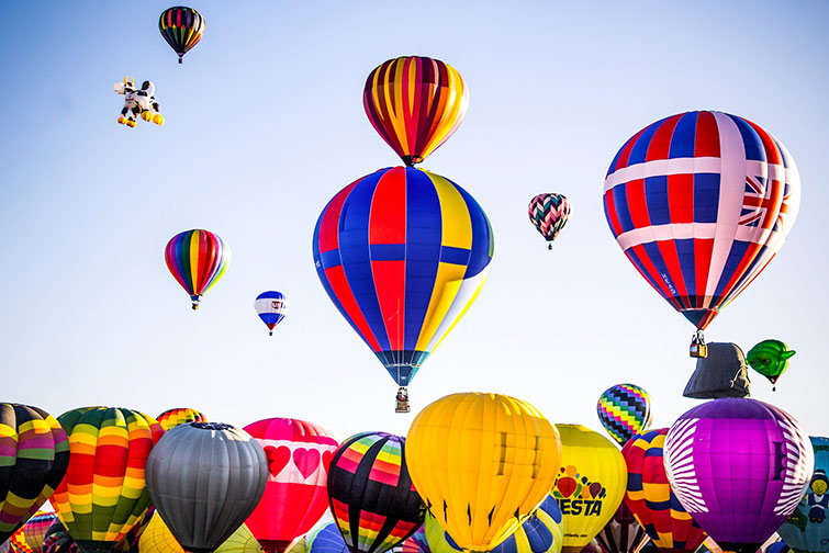 Fall Vacation Ideas - Ballon Fiesta in Albuguergue